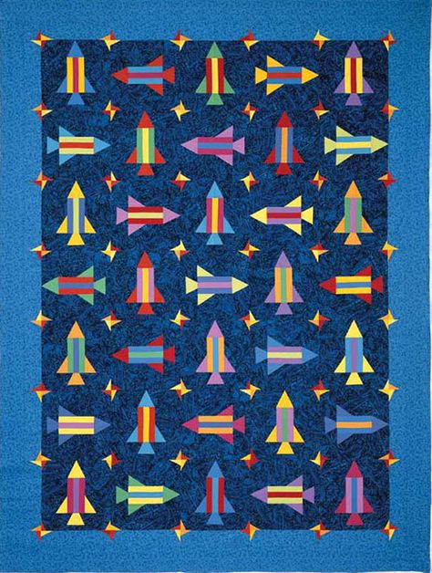 First Outer Space Baby Quilt, Space Baby Quilt, Airplane Quilt, Quilts For Boys, Kid Quilts Patterns, Space Quilt, Boys Quilt Patterns, Moon Quilt, Kid Quilts