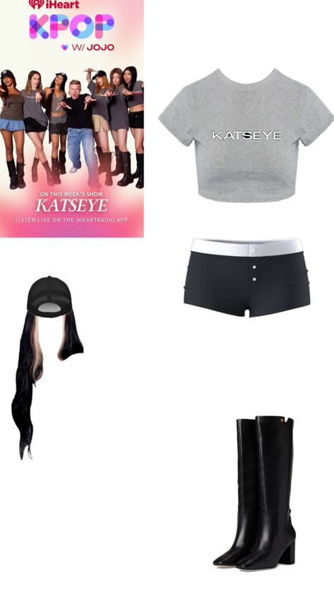 Katseye 7th Member Outfits, Coquette Clothes, Kpop Fashion Outfits, Kpop Fashion, K Pop, Girl Group, Fashion Outfits, Grey, Quick Saves