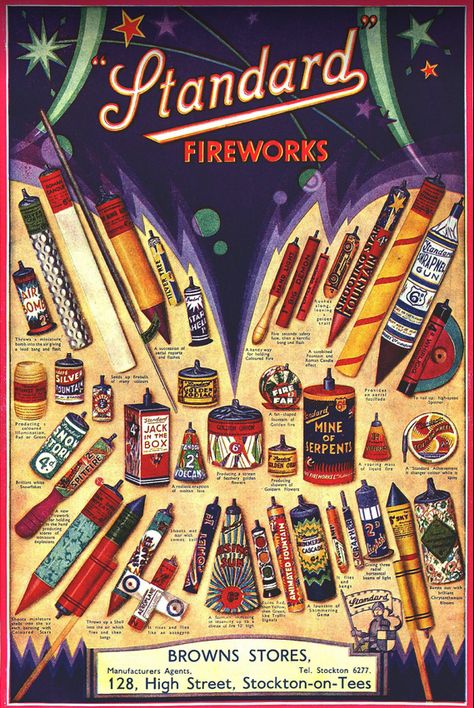 vintage fireworks — BLOG — Scout & Whistle Fireworks Poster, Standard Fireworks, Vintage Fireworks, Childhood Memories 60's, 1970s Childhood, Patriotic Pictures, Fireworks Design, Hang Gliding, Fire Works