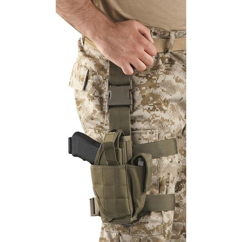 Cactus Jack Drop Leg Holster, Full-Sized Semi-Automatic Handguns, Right Hand - 614650, Universal/Multi-Fit Holsters at Sportsman's Guide Concealed Carry Belt, Belly Band Holster, Drop Leg Holster, Leg Holster, Waistband Holster, Iwb Holster, Magazine Pouches, Marine Electronics, Cactus Jack