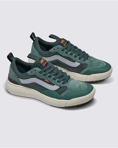 Vans MTE UltraRange EXO SE Shoes (Green) - 4.0 Boys/5.5 Women Womens Sneakers Trendy, Vans Hiking Shoes, Hoff Shoes, Eclectic Shoes, Womens Vans Shoes, Nike Skate Shoes, Comfortable Walking Shoes Women, Vans Design, Trendy Shoes For Men