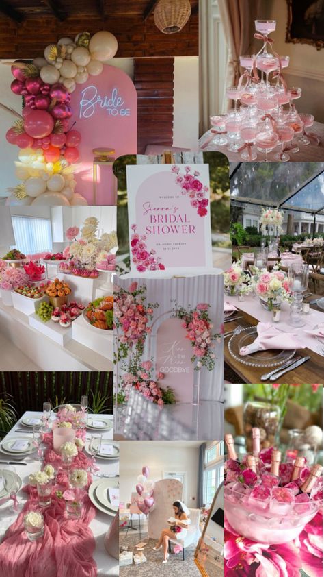 Blushing Bride Bridal Shower Ideas, Bridal Shower In February, Pink Flower Bridal Shower Theme, Bridal Shower Themes Pink, Bridal Shower Theme Ideas Summer, Love Is Blooming Bridal Shower Theme, Bloom Bridal Shower Theme, Flower Bridal Shower Theme, Summer Bridal Shower Themes