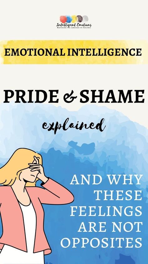 Pride and shame are common emotions that everyone experiences from time to time. But contrary to what you may think, these feelings are not opposites. Instead of being opposites, pride and shame are flipsides of the same coin, since both are exaggerations of the self. Learn more about pride and shame, how you can recognize them and how to break out of the shame cycle. Emotional intelligence and emotional awareness tips to help you on your personal growth journey. Shame Cycle, Lacking Emotional Intelligence, Lack Of Emotional Intelligence, Ruler Emotional Intelligence, Importance Of Emotional Intelligence, How To Control Emotions, List Of Emotions, Emotional Intelligence 2.0 Book, Healthy Coping Skills