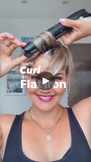 1.5M views · 5.1K reactions | How I curly my short hair with a flat iron #salirasa #shorthair #flatiron #hairidea #summerhair #shorthairidea #kurzhaarfrisur | Salirasa | Salirasa · Original audio Flat Iron Short Hair, How To Curl Short Hair, Flat Iron, Summer Hairstyles, Short Hair Styles, Hair Cuts, Hair