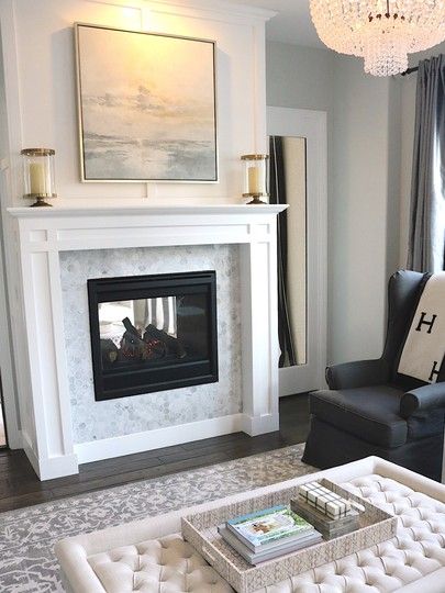 Herringbone Fireplace Tile, Black Herringbone Tile, Fireplace Tile Ideas, Stone Electric Fireplace, Grey Stone Fireplace, Carved Stone Fireplace, White Herringbone Tile, Inset Fireplace, Fireplace Style