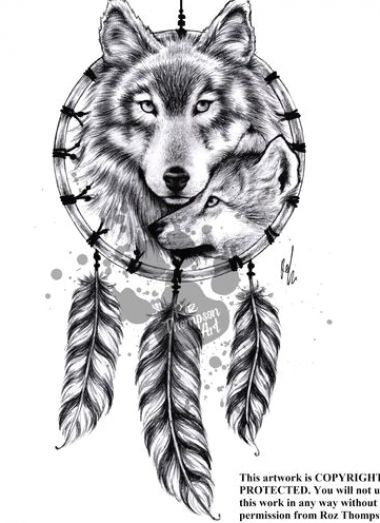 Wolf Dreamcatcher Tattoo, Atrapasueños Tattoo, Lup Singuratic, Wolf Dreamcatcher, Dream Catcher Tattoo Design, Light Inspiration, Dreamcatcher Design, Kunst Tattoos, Dream Catcher Tattoo