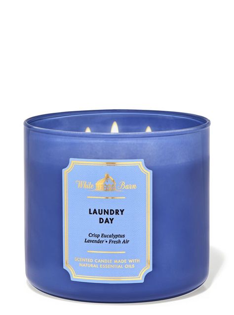 Laundry Day Candle Bath and Body Works Candle Bath And Body Works, Candle Bath, Candle Obsession, Bath & Body Works, Laundry Scents, Bath Body Works Candles, Clean Candle, Bath Candles, Laundry Day