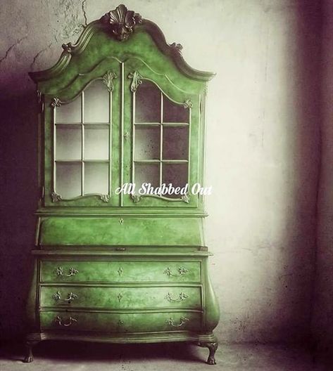 Antibes Green, Green Painted Furniture, Painted Furniture For Sale, Chalk Paint Makeover, Shaker Furniture, Green Furniture, Carved Furniture, Carved Doors, Furniture Rehab