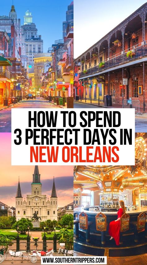 Nola Itinerary, New Orleans Weekend Trip, New Orleans Itinerary, Weekend In New Orleans, New Orleans Travel Guide, New Orleans Vacation, Louisiana Travel, Visit New Orleans, New Orleans Travel