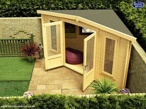 Tips of putting up a Small shed small shed is your #garden too small for a log cabin? think again! the UHKFLJZ Steps Outdoor, Designer Garden, Container Van, Shed Makeover, Van House, Backyard Storage, Wood Shingles, Backyard Sheds, Power Lines