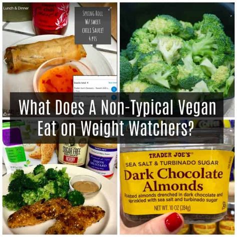 A Typical Daily Food Diary, for a Non-Typical Vegan Weight Watcher via @marthamckinnon Vegan Ww Recipes, Weight Watchers Vegan Recipes, Vegan Weight Watchers Recipes, Vegan Weight Watchers, Diary Collage, Weight Watchers Vegetarian, Vegan Plan, Ww Food, Weight Watchers Meal Plans