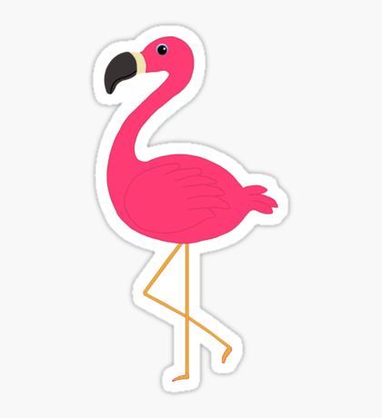 Flamingo Stickers, Flamingo Cake Topper, Flamingo Craft, Flamingo Cake, Flamingo Gifts, Flamingo Birthday, Flamingo Bird, Tumblr Stickers, Flamingo Party