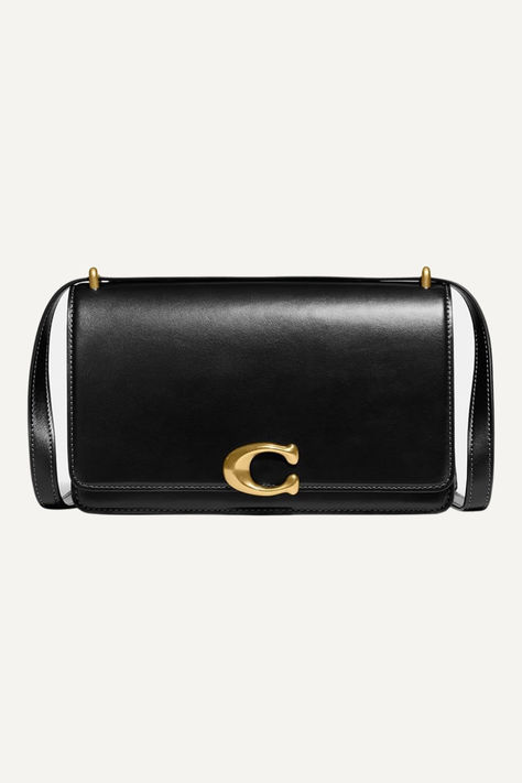 #ad Classic COACH Black Bandit Flap Bag - Shoulder Bag - Accessories Black Bag, Flap Bag, Bag Accessories, Shoulder Bag, Black