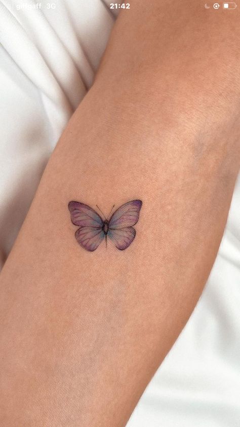 Cute Little Tattoos, Little Tattoos, Simplistic Tattoos, Butterfly Tattoo, Lotus Flower Tattoo, Inspirational Tattoos, Cute Tattoos, Small Tattoos, Flower Tattoo