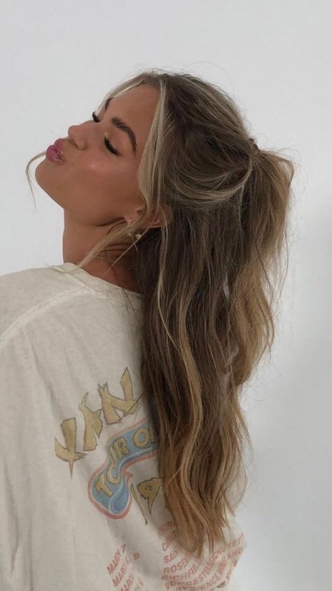 Money Piece, Long Hair, A Woman, Blonde, Hairstyles, Money, Hair, On Instagram, White