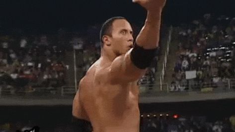 It starts with the eyebrow raise. The Rock Gif, Wwe Gifs, God Gif, Wrestling Memes, Wwe The Rock, The Rock Dwayne Johnson, Rock Johnson, Dwayne The Rock, People's Choice Awards