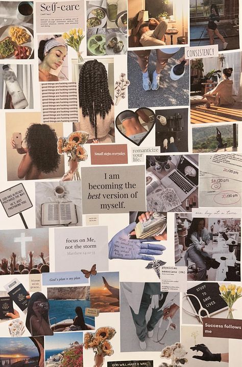 Manifest vision board for your goals in life. Glow up and be a better version of yourself. Manifest Vision Board, Vision Board Poster, Vision Board Themes, Work Vision Board, Vision Board Collage, Law School Inspiration, Goals In Life, Better Version Of Yourself, Vision Board Pictures