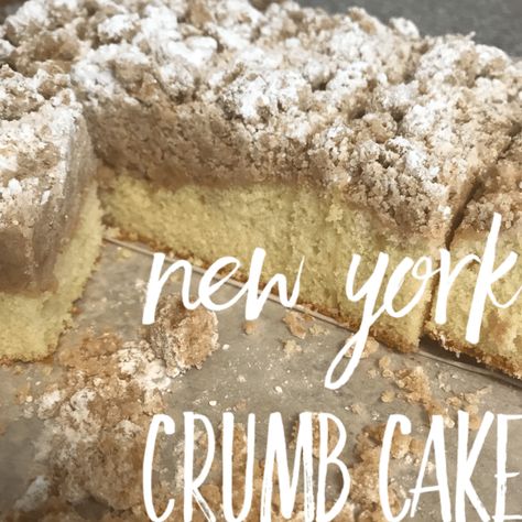 New York Crumb Cake Recipe, New York Crumb Cake, Tiny Bakery, Banana Crumb Cake, Kansas City Bbq, Crumb Coffee Cakes, Brunch Foods, Bbq Baked Beans, Crumb Cake Recipe