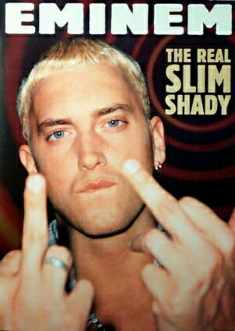 <3 Blue eyes 2000s Posters, Real Slim Shady, Eminem Poster, The Slim Shady, Eminem Wallpapers, Eminem Photos, Y2k Posters, Eminem Slim Shady, The Real Slim Shady