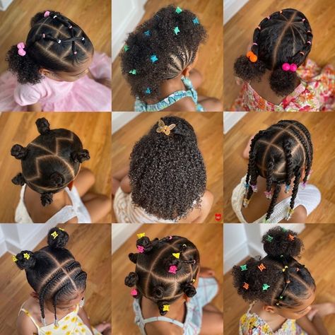 Natural Hairstyles For Black Kids, Black Baby Girl Hairstyles, Ponytails Braids, Baby Girl Hairstyles Curly, Daughter Hairstyles, Easy Toddler Hairstyles, Cute Toddler Hairstyles, Hairstyles For Black Kids, Cute Natural Hairstyles