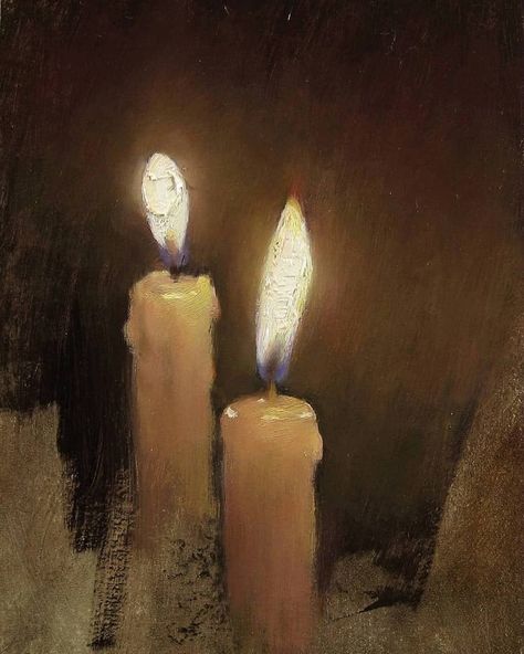 Jr Ramirez, Painted Candles, Oil Candles, Classical Art, Candle Sconces, Art Reference, Wall Lights, Oil Painting, Chicago