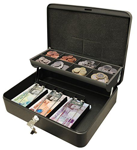 Cathedral Ultimate Cash Box - Black Cathedral http://www.amazon.co.uk/dp/B0151BHRSA/ref=cm_sw_r_pi_dp_-S8Iwb04H6QD1 Money Storage, Money Safe, Security Safes, Cash Box, Euro Coins, Cash Boxes, Wall Safe, Cash Register, Safe Box