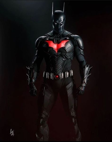 Batman Beyond Suit Concept, Batman And Selina Kyle, Batman And Selina, Batman Beyond Cosplay, Descendants Carlos, Batman Beyond Suit, Batman Oc, Tyler Thomas, Batman Gotham Knight