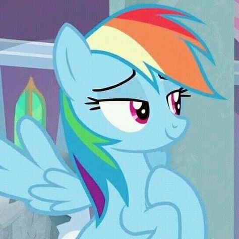 Characters That Are Literally Me, Rainbowdash Icon, Rainbowdash Mlp, Rainbow Dash Pfp, My Little Pony Aesthetic, Rainbow Dash Icon, My Little Pony Icon, Rainbow Dash Mlp, Blue Characters