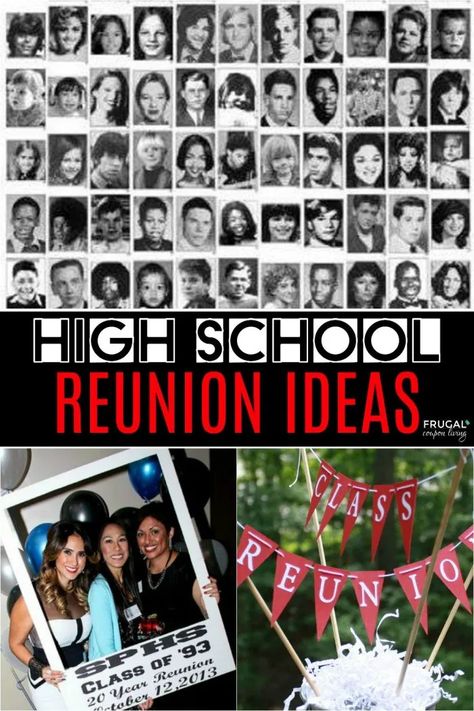 High School Reunion Ideas including Class Reunion Decorations, High School Reunion Themes and Class Reunion Memorial Ideas #FrugalCouponLiving #Reunion #ClassReunion #HighSchoolReunion #MemoryTable #highschool reunionideas #graduation #reuniondecor #decor #themes #memorialideas #memorial