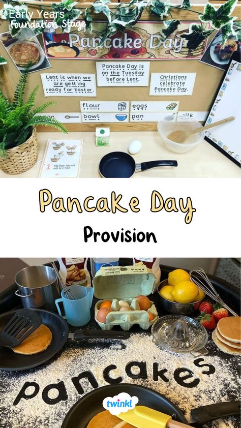 Eyfs pancake day provision and activities. Thanks to @bee_earlyyears @theplayroommarple Shrove Tuesday Eyfs, Pancake Games For Kids, Pancake Day Eyfs, Tasty Tuesday Activities For Preschool, Pancake Day Crafts For Toddlers, Pancake Day Activities For Children, Pancake Day Eyfs Activities, Pancake Day Activities, Pancake Day Crafts