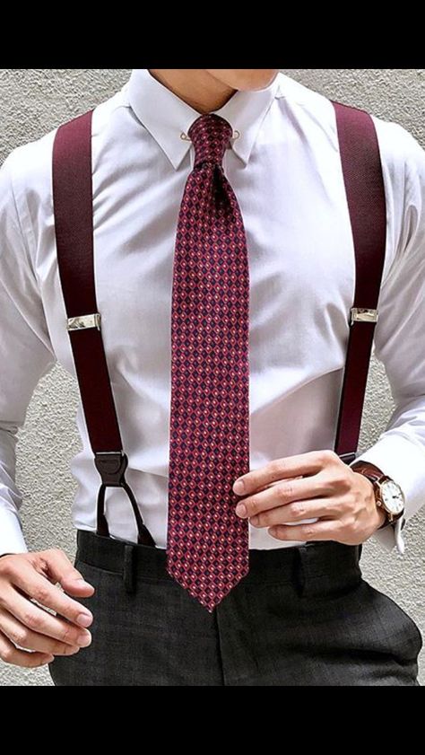 Suspenders Men Fashion, Suspenders Outfit, Suspenders Men, Designer Suits For Men, Classic Suit, Sharp Dressed Man, Men’s Suits, Men Style Tips, Men Fashion Casual Outfits