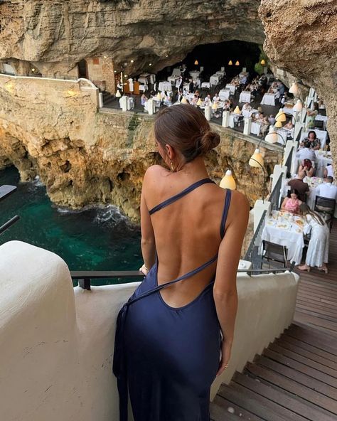 Designer Dress Rental NZ | We know you love the yellow hue ARCINA ORI so we have the navy blue incoming in size XS. 💙 | Instagram Arcina Ori, I Love Mirrors, Rent Clothes, European Girls, Italy Summer, Floor Length Gown, Open Back Dresses, Outfit Goals, Minimalist Outfit