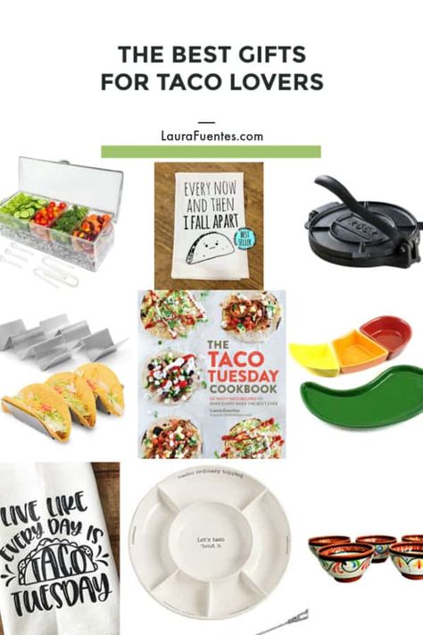 Have a taco lover in the family?? Look no further! These are the best gifts for the Taco Lover in the family! Taco Kit, Taco Tuesday Recipes, Quesadilla Maker, Taco Gifts, Easy Fish Tacos, Easy Taco Recipes, Potato Bar, Taco Ingredients, Mexican Dinner