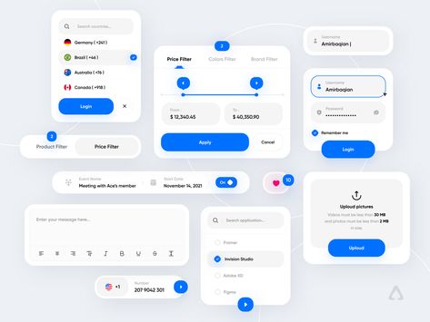 Ace Design, Ui System, Ui Buttons, Admissions Poster, Ui Ux 디자인, Ui Design Dashboard, Ui Design Elements, Card Ui, App Interface Design