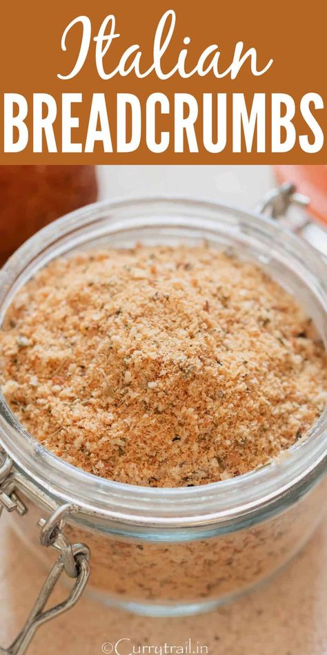 Italian Bread Crumbs Recipe, Make Bread Crumbs, Continental Recipes, Homemade Italian Bread, How To Make Breadcrumbs, Homemade Bread Crumbs, Italian Bread Crumbs, Bread To Make, Bread Crumbs Recipe