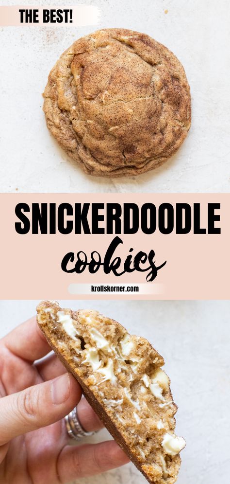 Homemade Snickerdoodle Cookies, Levain Cookie Recipe, Snickerdoodle Cookie Recipe, Best Snickerdoodle Cookies, Levain Cookies, Recipes Steak, Snickerdoodle Cookie, Levain Bakery, Giant Cookie