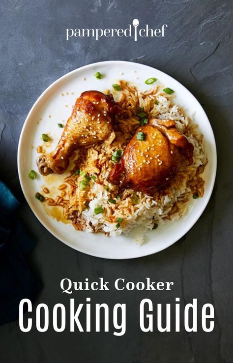 SAVE THIS! The Quick Cooker Guide is your go-to for using this amazing tool. Get the Quick Cooker here:  https://www.pamperedchef.com/pws/carriefraser Pampered Chef Quick Cooker, Multi Cooker Recipes, Pampered Chef Recipes, Cooking For Beginners, Cooking Guide, Instapot Recipes, Quick Cooking, Chef Recipes, Pressure Cooker Recipes