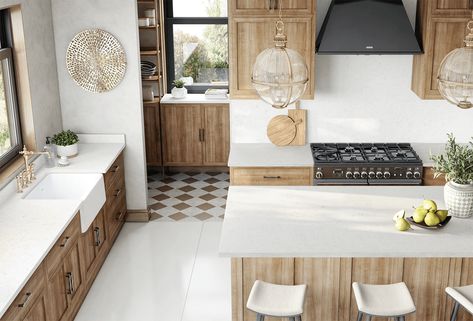 Miami Vena Silestone - Worth the Money Invested Miami Vena Quartz, Lowes Countertops, Different Types Of Countertops, Silestone Kitchen, Countertop Samples, Silestone Countertops, Best Kitchen Countertops, Off White Kitchens, Scandinavian Style Home