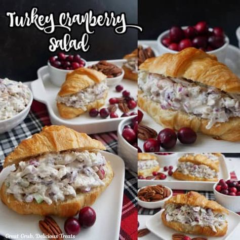 Turkey Cranberry Pecan Salad, Cranberry Pecan Turkey Salad, Turkey Salad With Cranberries, Turkey Salad Recipe Leftover, Recipes With Leftover Turkey, Turkey Cranberry Salad, Smoked Turkey Salad, Turkey Leftover Recipes, Easy Leftover Turkey Recipes