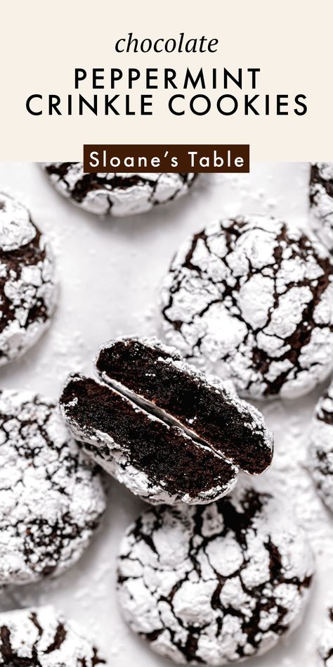 Chocolate Crinkle Cookies Recipe, Crackle Cookies, Crinkle Cookies Recipe, Chocolate Crinkle, Chocolate Crinkle Cookies, Chocolate Crinkles, Crinkle Cookies, Brownie Mix, Cake Mix Cookies