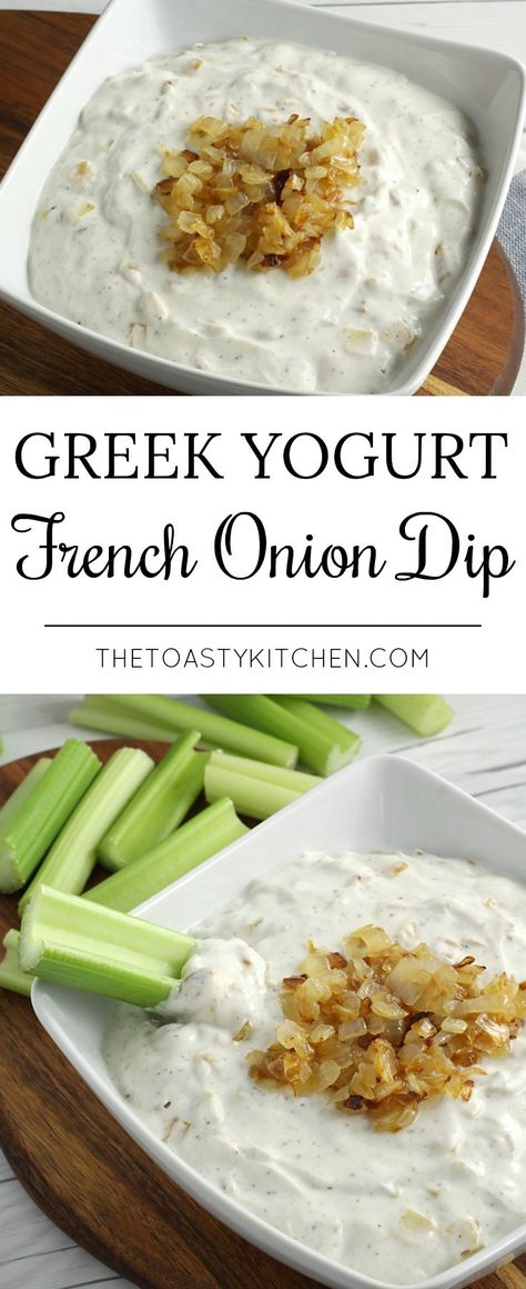 Healthy Dip Recipes, Greek Yogurt Dips, French Onion Dip, Cocktail Syrups, Craft Cocktail, Greek Yogurt Recipes, Healthy Dips, Yogurt Dip, Elegant Dinner Party