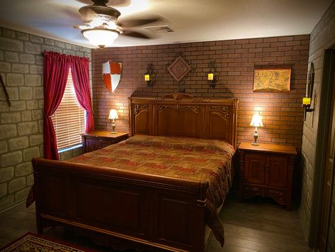 Castle Rooms, Castle Bedroom, Medieval Castle, Castle, Bedroom, Bed, Furniture, Home Decor, Home Décor