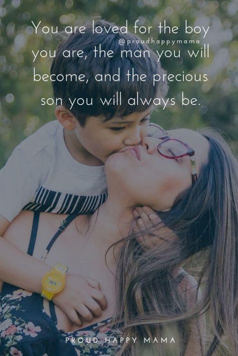 Looking for the best son quotes to celebrate the special bond that exists between and mother and her son? Be inspired with these beautiful motherhood quotes. #motherood #inspirationalquotes #son #sonquotes #mom Son And Mother Quotes, Mother And Son Quotes, Son Love Quotes, Love My Son Quotes, Mother Son Quotes, Mother Son Relationship, Son Quotes From Mom, Quotes Mother, Bond Quotes