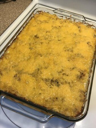 Mamaw's Chicken and Rice Casserole Recipe - Allrecipes.com | Allrecipes Cheeseburger Bake, Egg Casserole Recipes Easy, Sausage Egg Breakfast Casserole, Easy Breakfast Bake, Easy Egg Casserole, Sausage Casserole Recipes, Christmas Breakfast Casserole, Family Meal Prep, Beef Lasagna