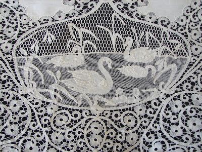 Buyer & Seller of Antique Lace, Fine Linens, Vintage Clothing, Haute Couture, Textiles, Fans: Archive Lace Runner, Lace Table Runners, Dream Places, Irish Lace Crochet, Lace Tablecloth, Linens And Lace, Antique Clothing, Irish Lace, Antique Linens