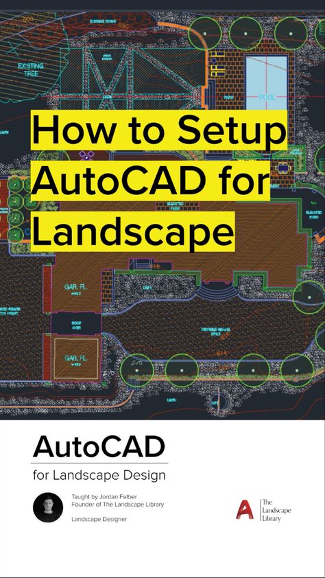 Autocad Landscape Plan, Landscape Design Drawings Plan, Autocad Landscape, Ipad Tricks, Architecture Tools, Autocad Training, Landscape Engineer, Landscape Design Software, Learn Autocad