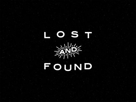 Lost And Found, Font Layout, Triple J, Backyard Sheds, Killer Queen, Lost & Found, Lost, Music Videos, Branding Design