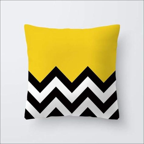 Geometric Mustard/Marble Pillow Case - hausgem