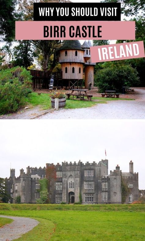 Visiting Birr Castle: why and how you will love its unique Irish Castle - Mama Loves Ireland Clifden Castle Ireland, Dunguaire Castle Ireland, Ireland With Kids, Houses In Ireland, Birr Castle Ireland, Ballynahinch Castle Ireland, Ballycastle Northern Ireland, Castles To Visit, Irish Castles