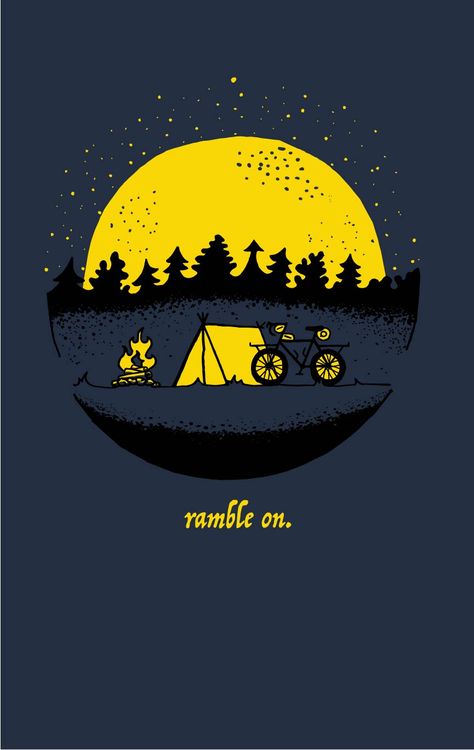 Ride on! Pedal Art 2017 submission. 2 color screen print on French's Night Shift Blue Construction paper 2 Color Screen Print, Bike Posters, Camping Tshirt, Watch Wallpapers, Bike Poster, Cotton Bags, Printmaking Art, Watch Wallpaper, Tire Cover